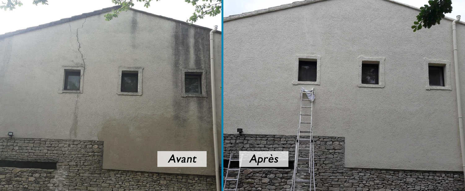 Peinture de façade dans le Vaucluse