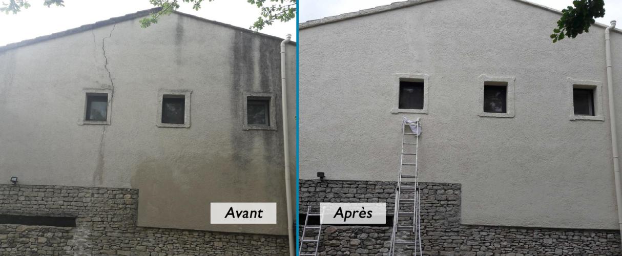 Peinture de façade dans le Vaucluse