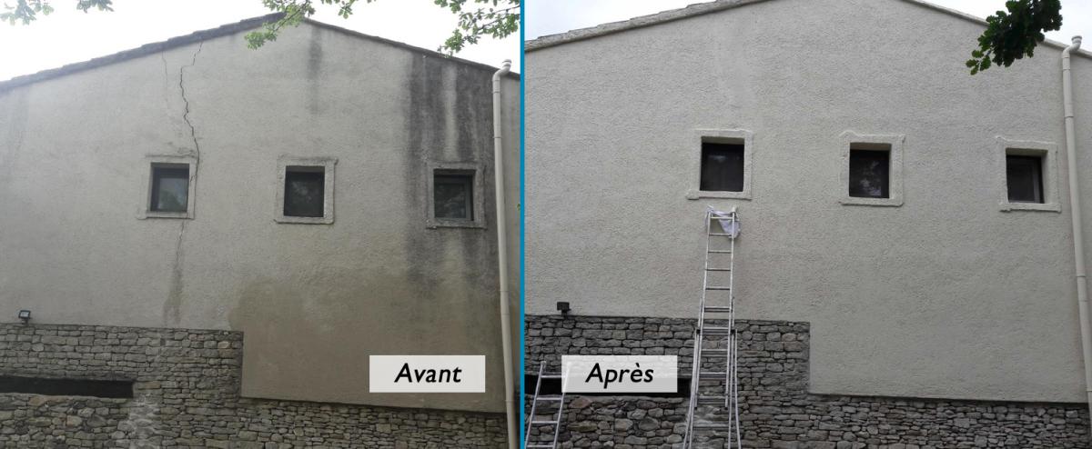 Peinture de façade dans le Vaucluse